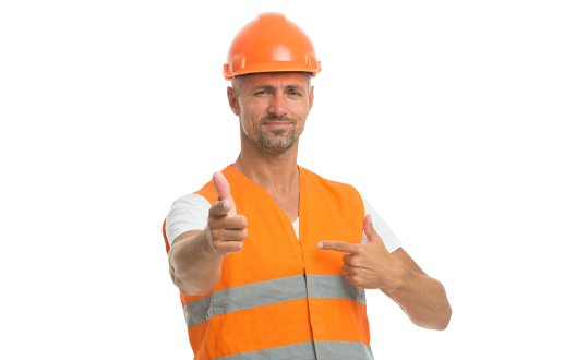 Bauarbeiter zeigt auf Sie - © Copyright: photosvit - Can Stock Photo